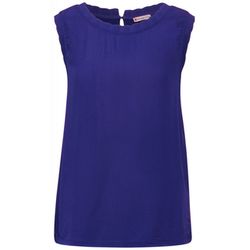 Street One Top with details - blue (15817)
