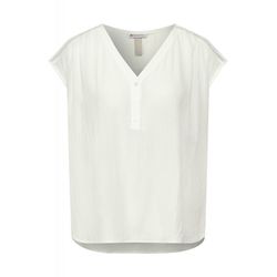Street One Blouse shirt with texture - white (10108)