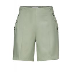 Street One Bermuda shorts with buttons - green (15816)