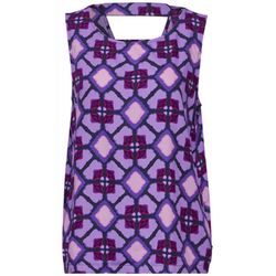 Street One Print blouse top - purple (35840)