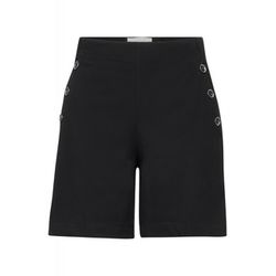 Street One Bermuda shorts with buttons - black (10001)