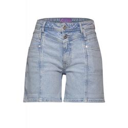 Street One Casual fit denim shorts - blue (15998)