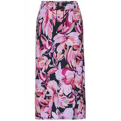 Street One Floral midi skirt - pink (35755)