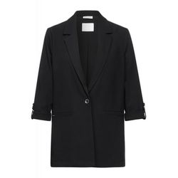 Street One Long blazer with turn-up - black (10001)
