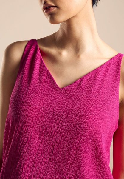 Street One Material mix top - pink (15755)