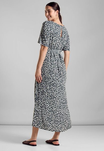 Street One Maxi dress with print - green (23825)
