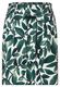 Street One Paperbag skirt with print - green (33825)