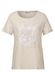 Street One T-shirt with foil print - beige (35437)