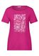 Street One T-shirt avec impression à chaud - rose (35755)
