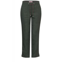 Cecil Comfortable linen trousers - green (15382)