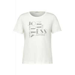 Cecil T-shirt avec décoration en pierre - blanc (33474)