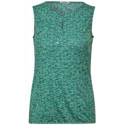 Cecil Burn-Out Print Top - green (35599)