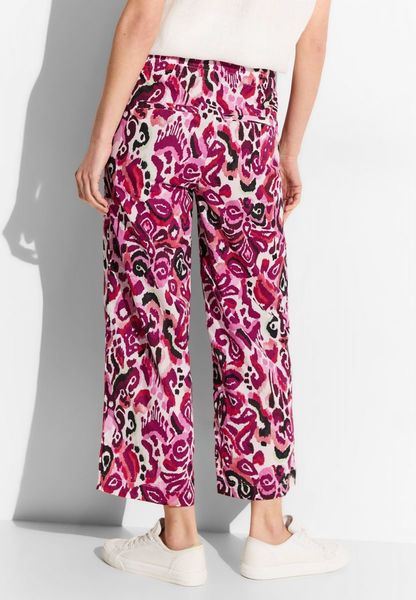 Cecil 7/8 trousers with wide legs - pink (35369)