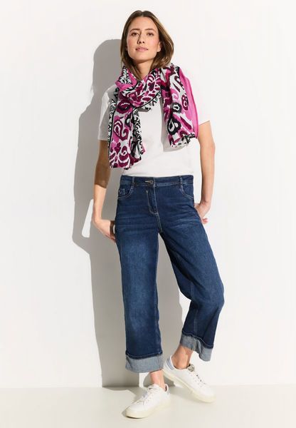 Cecil Scarf with print - pink (35369)