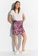 Cecil Print trouser skirt - white/pink (35369)