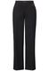 Cecil Wide leg trousers with structure - black (10001)