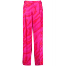 Taifun Pants with pattern - pink (03352)
