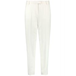 Taifun Elegant trousers Slim fit - beige/white (09600)