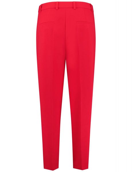 Taifun Pantalon élégant Slim fit - rouge (06520)