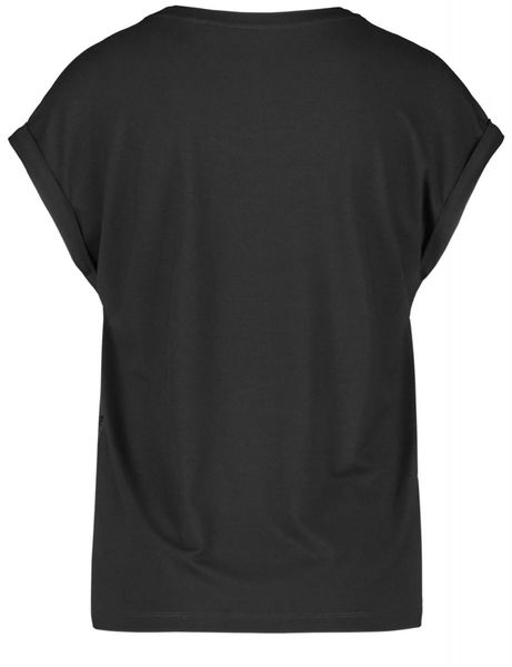 Taifun Lace shirt  - black (01100)