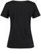 Taifun Cotton T-shirt with a printed design - black (01102)