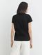 Taifun Baumwoll-T-Shirt mit platziertem Print - schwarz (01102)