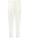 Taifun Elegant trousers Slim fit - beige/white (09600)