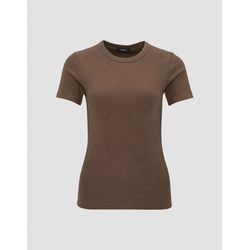 Opus Fine ribbed shirt - Samuna - brown (20020)