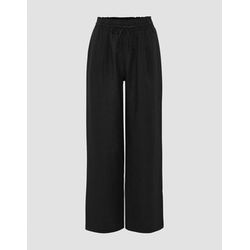 Opus Linen pants - Marou - black (900)