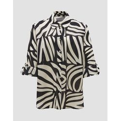 Opus Shirt blouse - Fumine oasis - white/black (900)