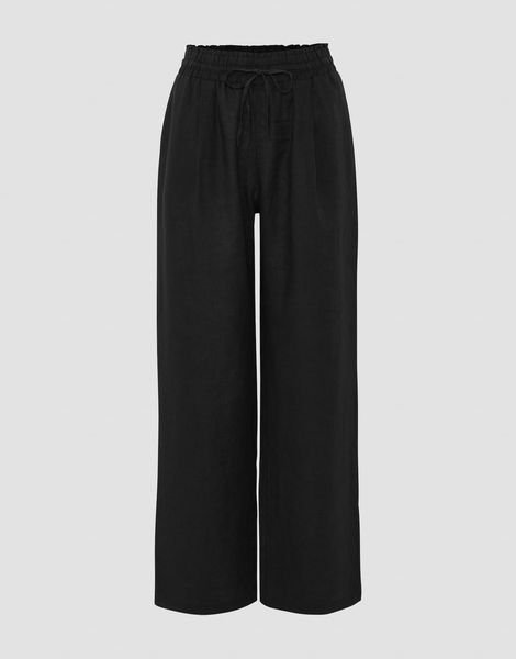 Opus Pantalon en lin - Marou - noir (900)