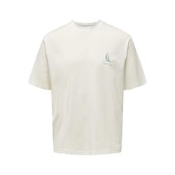 Only & Sons Lockeres T-Shirt - weiß (209112001)