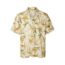 Only & Sons Shirt with allover print - white/yellow/beige (178372001)