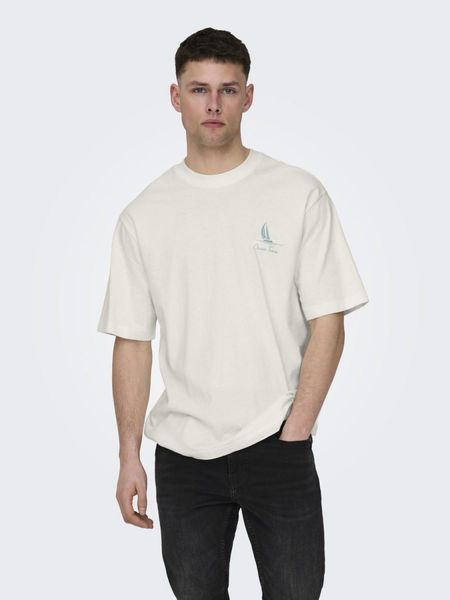 Only & Sons Loose t-shirt - white (209112001)