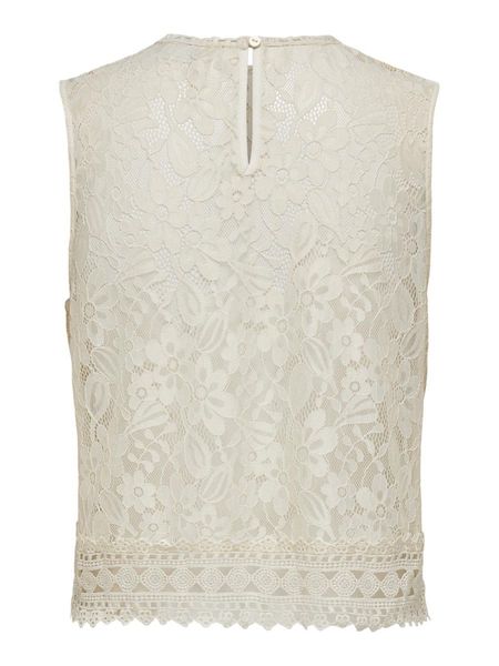 JDY Top with lace - white (196844)