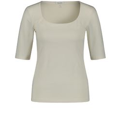 Gerry Weber Collection Top with mid-length sleeves and a wide neckline  -  (90118)