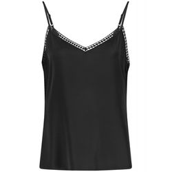 Gerry Weber Collection Top mit Material-Patch - schwarz (11000)