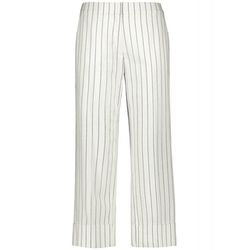 Gerry Weber Collection Pantalon 7/8 en lin mélangé - blanc (09016)