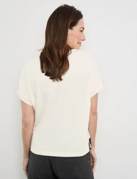Gerry Weber Collection T-shirt à manches courtes - blanc/jaune (09048)