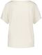 Gerry Weber Collection Short sleeve top with fabric panelling - white/yellow (09048)