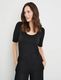 Gerry Weber Collection Top with mid-length sleeves and a wide neckline  - black (11000)