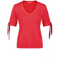 Gerry Weber Edition Half sleeve shirt with tie detail - red (60706)