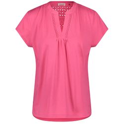 Gerry Weber Edition T-Shirt mit Tunika-Ausschnitt - pink (30913)