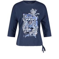 Gerry Weber Edition Shirt mit verkürzten Armen - blau (80936)