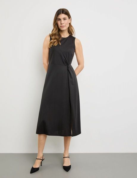 Gerry Weber Edition Midi dress with a knotted detail - black (11000)