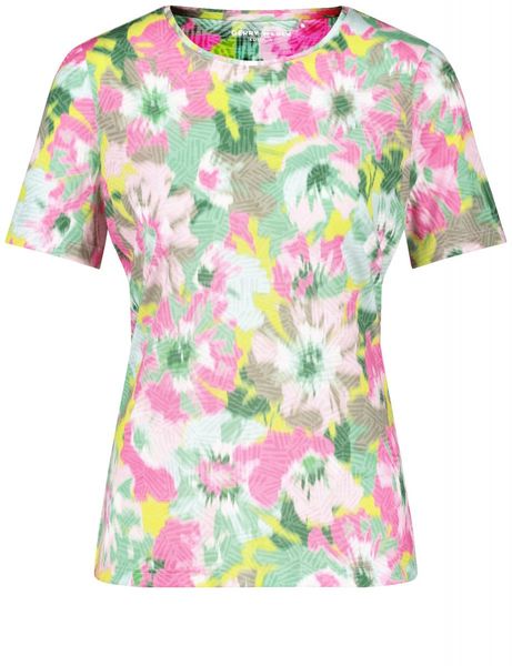 Gerry Weber Edition T-Shirt mit 3/4 Arm - pink/grün (05038)