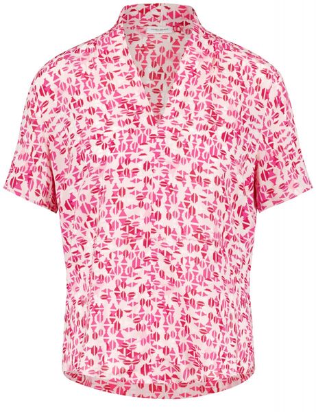 Gerry Weber Edition Bluse mit Allovermuster - pink (03069)