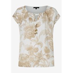 More & More Blouse shirt with floral print - white/beige (3210)