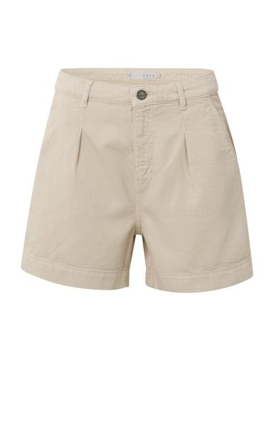 Yaya Lockere Denim-Shorts mit hoher Taille - beige (30403)