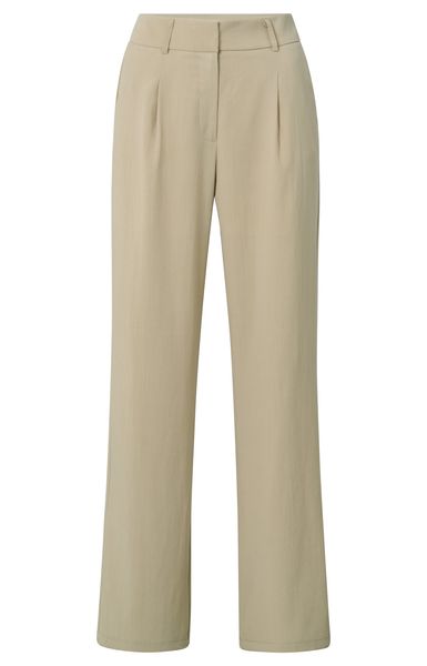 Yaya Pantalon large avec poche latérale - beige (99315)